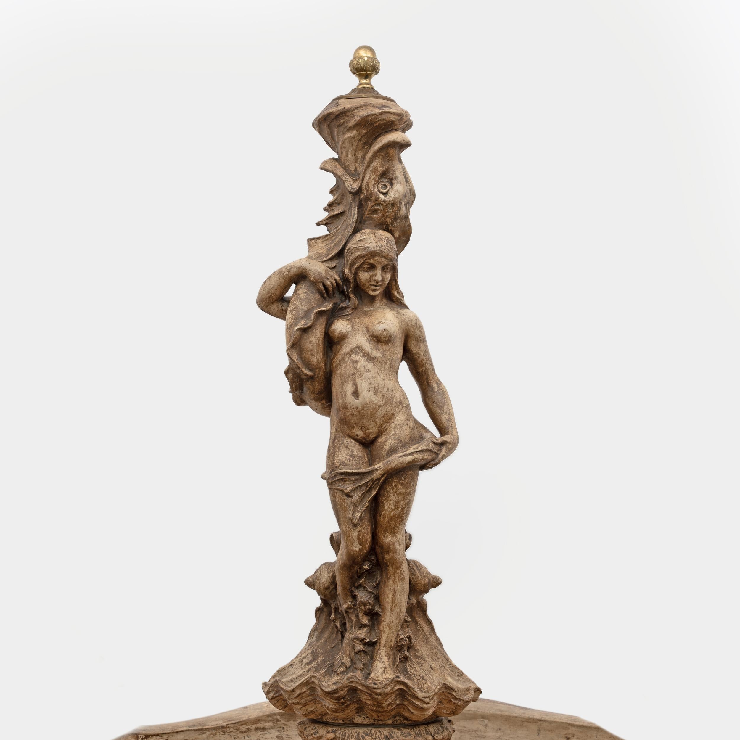 Fontana neorinascimentale italiana in terracotta. Toscana, inizio XIX secolo In condizioni buone in vendita a Puglia, Puglia