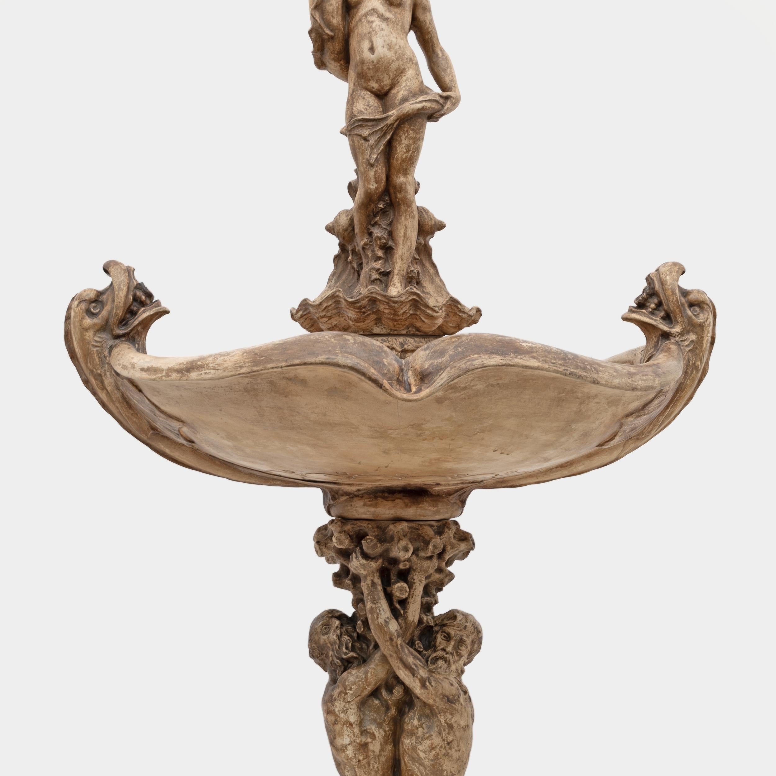 Inizio XIX secolo Fontana neorinascimentale italiana in terracotta. Toscana, inizio XIX secolo in vendita