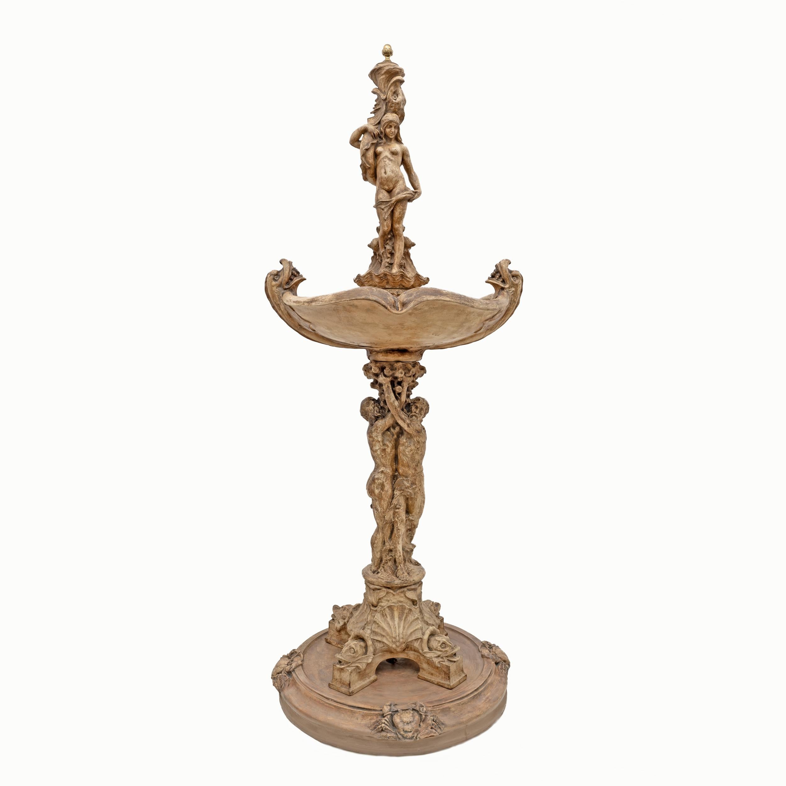 Fontana neorinascimentale italiana in terracotta. Toscana, inizio XIX secolo in vendita 1