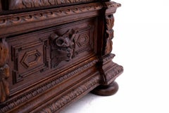 Neo-Renaissance library, France, around 1880. After renovation