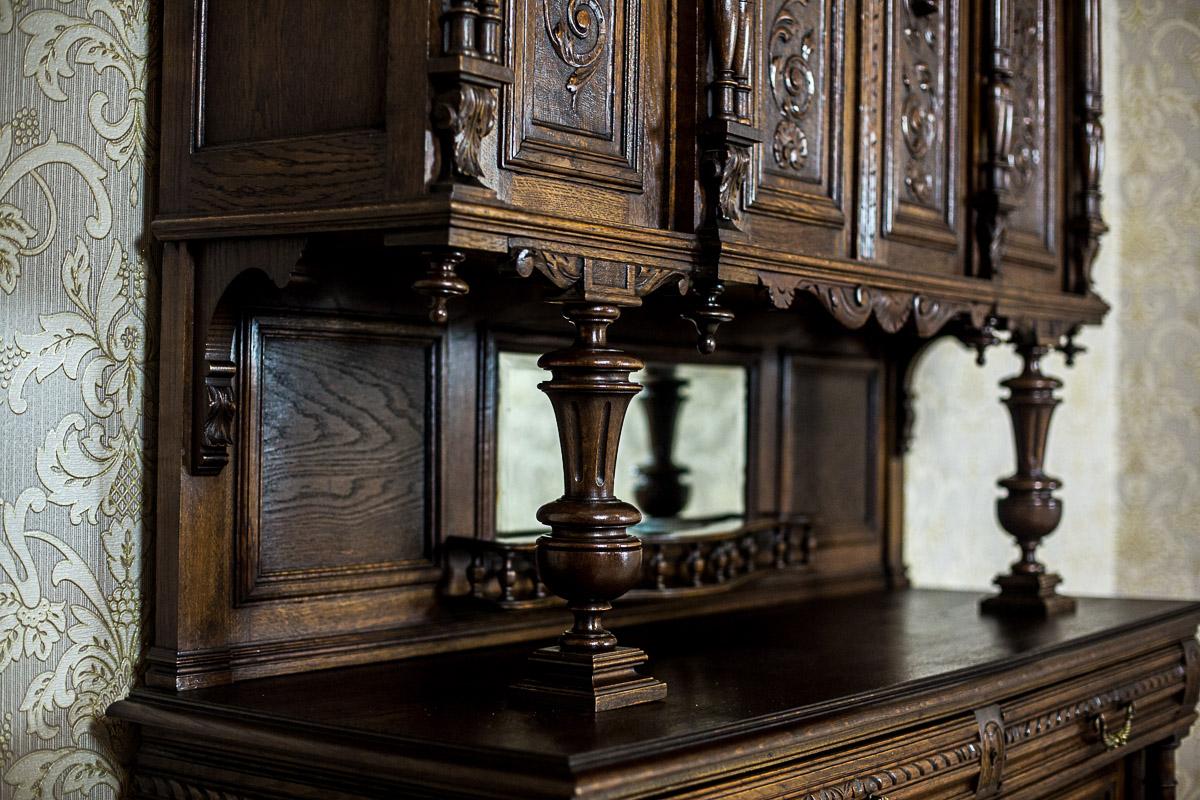 French Neo-Renaissance Oak Cupboard or Buffet, circa 19th Century