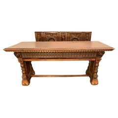 Used Neo Renaissance Walnut Table, 1890s