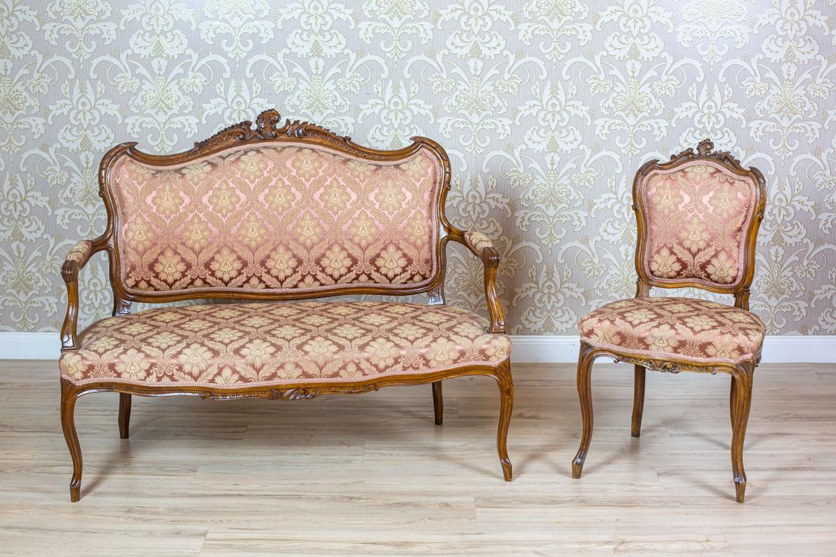 Neo-Rococo Chair from the Interwar Period In Good Condition For Sale In Opole, PL