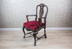 Neo-Rococo Desk Armchair from the Interwar Period