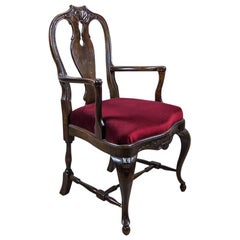 Neo-Rococo Desk Armchair from the Interwar Period