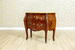 Neo-Rococo Inlaid Dresser Veneered with Mahogany, circa 1930