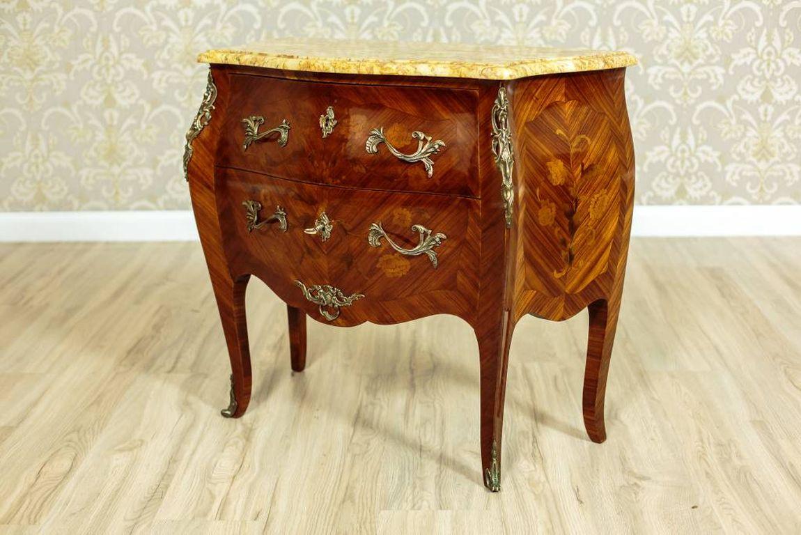 Rococo Revival Neo-Rococo Dresser Veneered with Mahogany, circa 1930