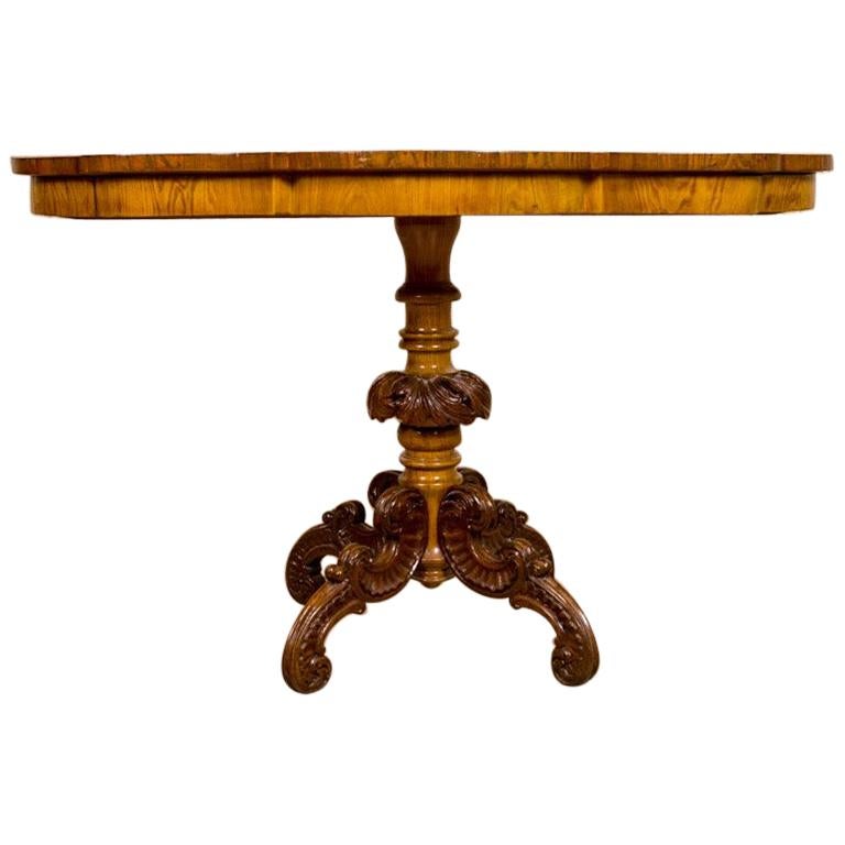 Neo-Rococo Living Room Table, Circa 1860 For Sale