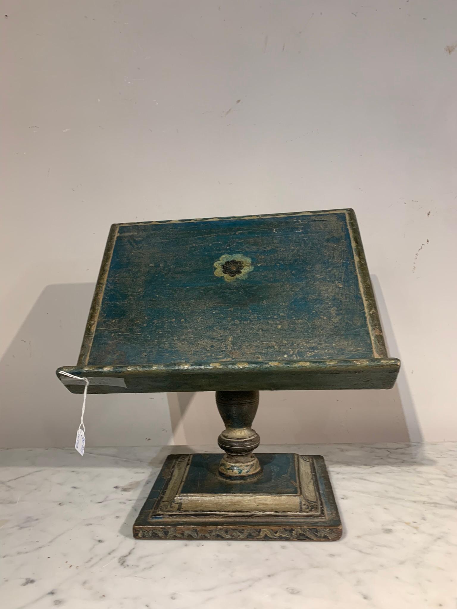 Painted Neoclassic Book Stand