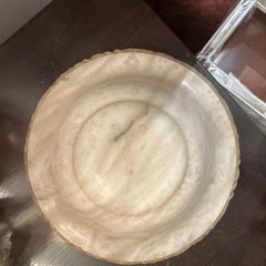 Neoclassic Carved Alabaster Light Fixture