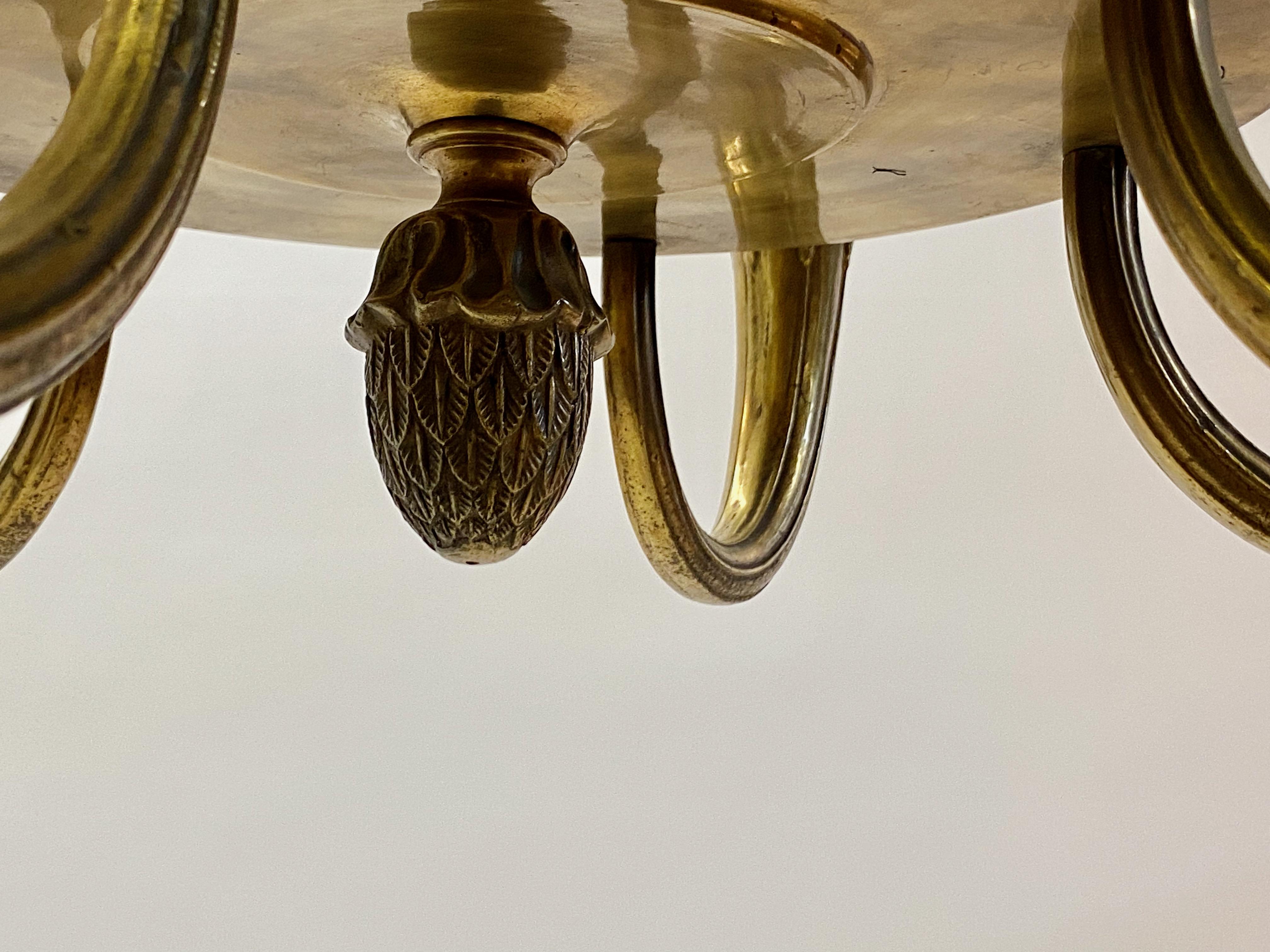 Finlandese Lampadario neoclassico di Taito Oy - 1920 - 1930 in vendita