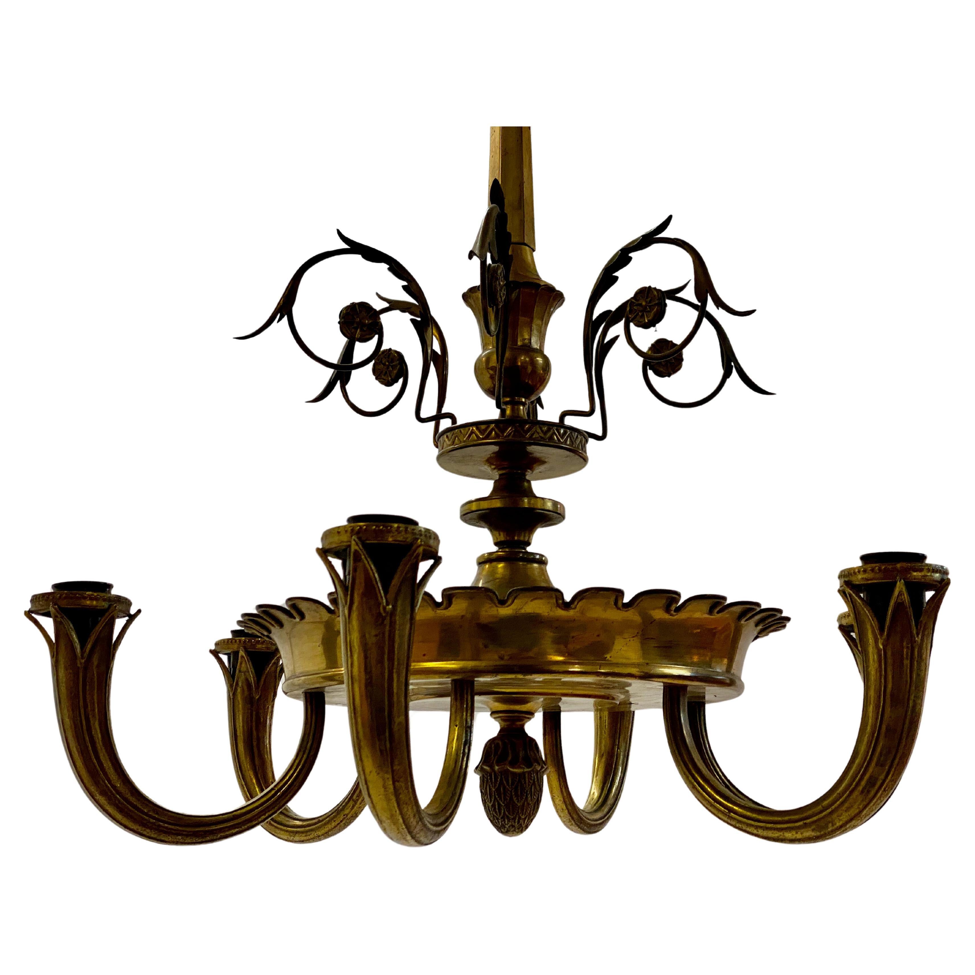 Lampadario neoclassico di Taito Oy - 1920 - 1930 in vendita