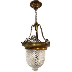 Neoclassic Cut Glass Lantern