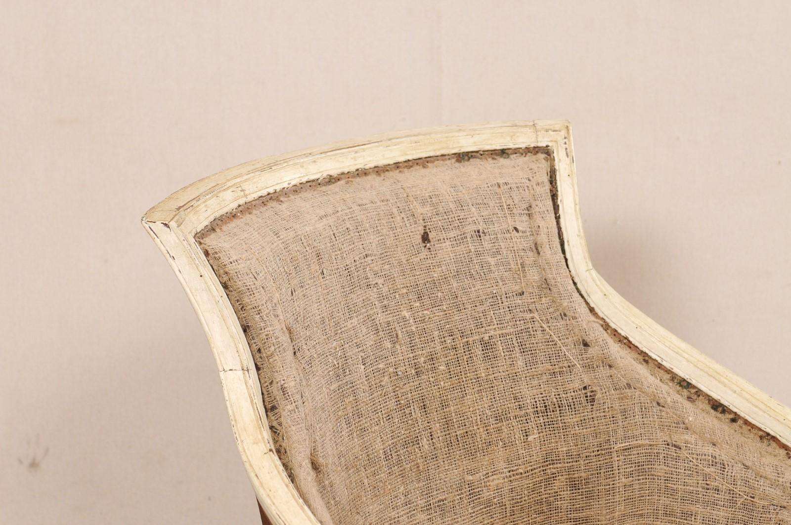 Neoklassisches französisches Paar Bergères-Sessel aus dem 19. Jh. (schön große Sitze!) (19. Jahrhundert) im Angebot