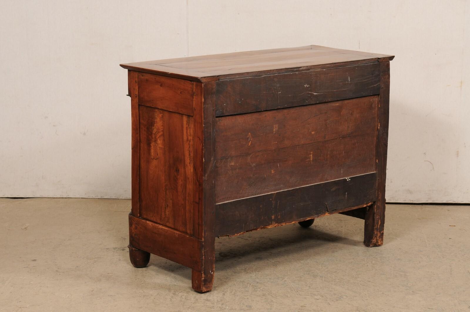 Neoclassic French Wooden Commode w/its Original Hardware, 19th Century For Sale 3
