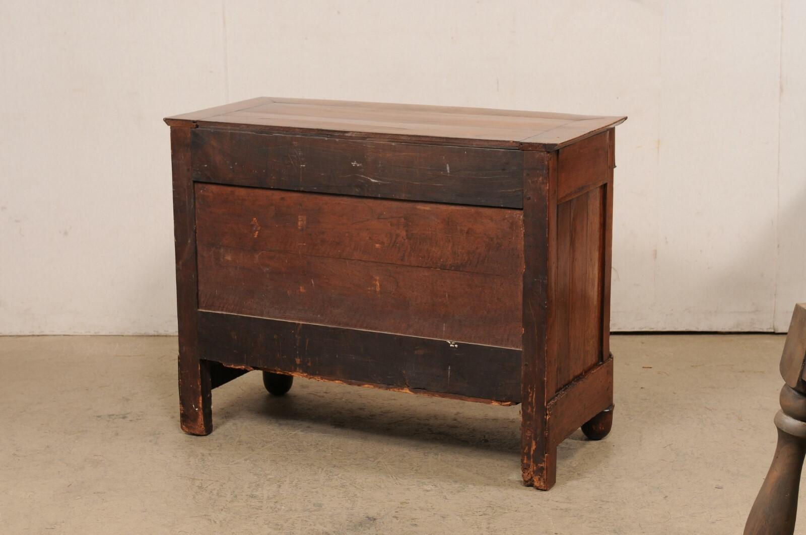 Neoclassic French Wooden Commode w/its Original Hardware, 19th Century For Sale 6