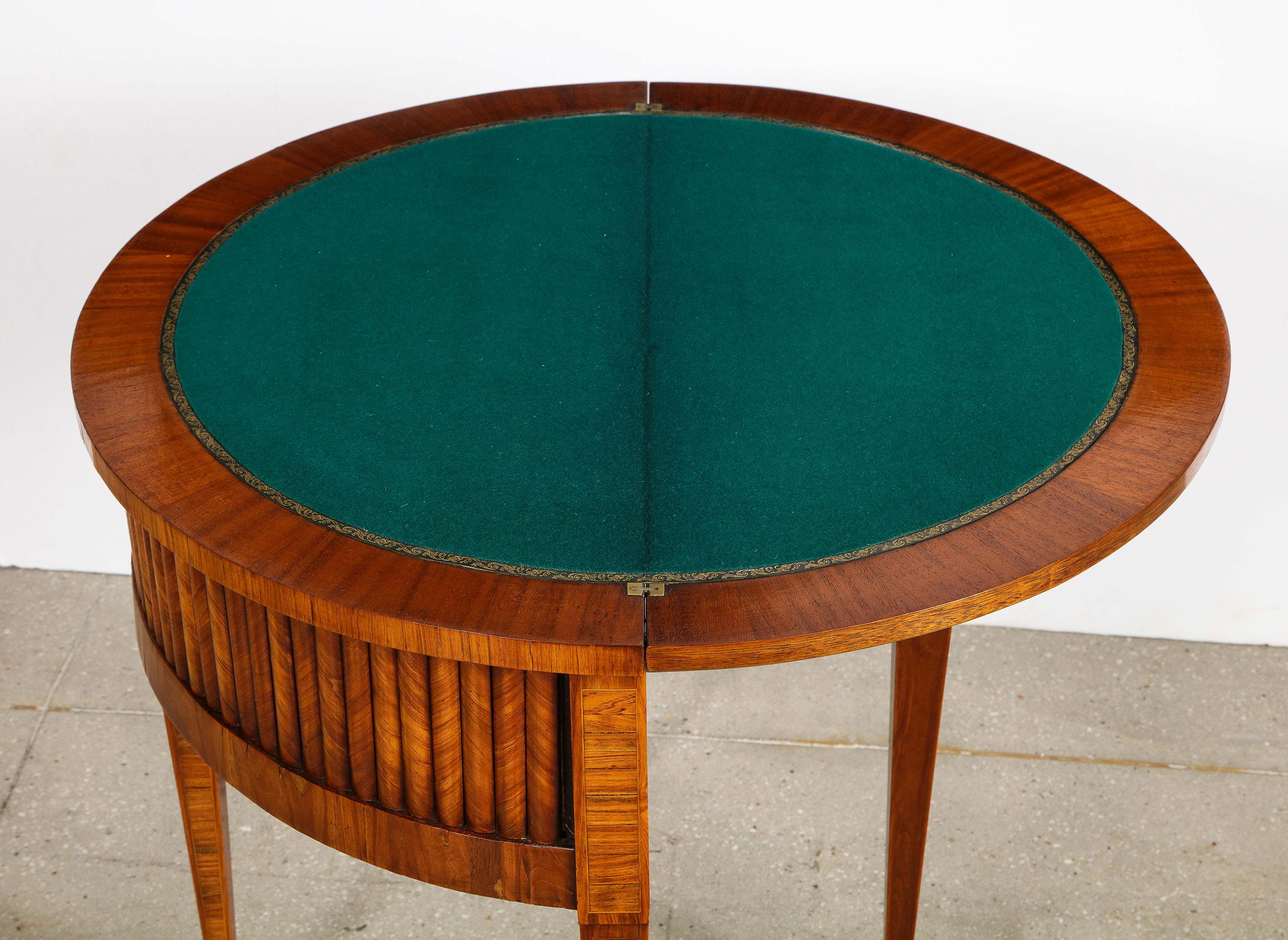 Neoclassic Game Table For Sale 12