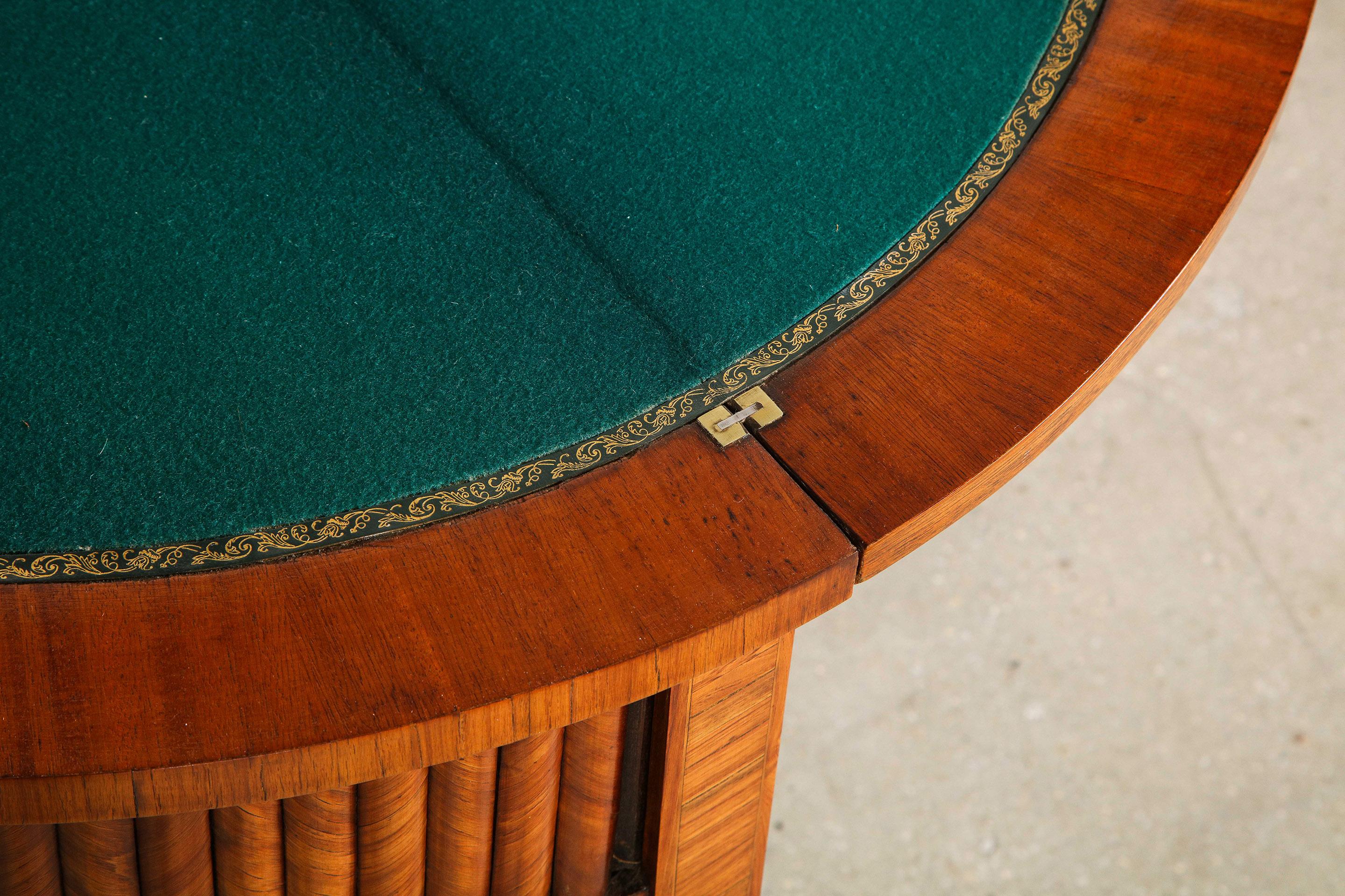Neoclassic Game Table For Sale 13