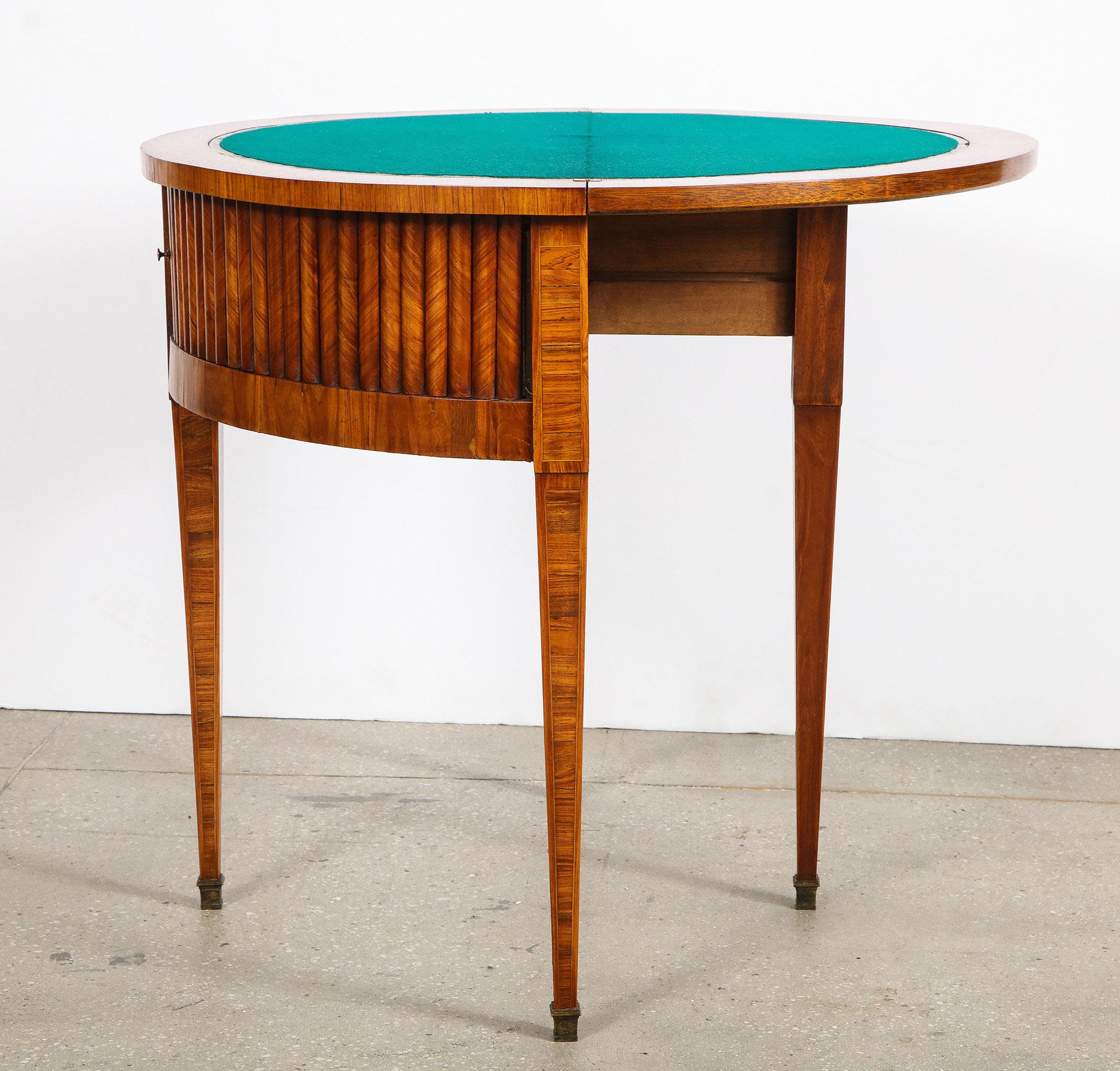 Neoclassic Game Table For Sale 3