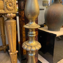 Neoclassic Gilt Bronze Floor Lamp
