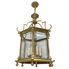 Lanterne néoclassique en bronze doré