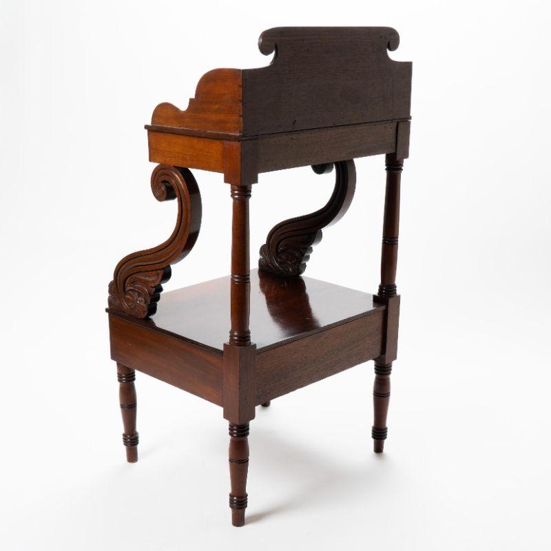 Neoclassical Neoclassic Mahogany Wash Stand, 1825-30 For Sale
