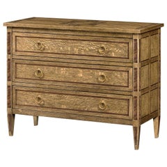 Neoclassic Oak Chest of Drawers