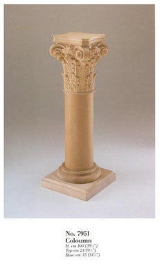 Neoclassic Pedestal, Flower Holder Column "Copy D'ancienne"
