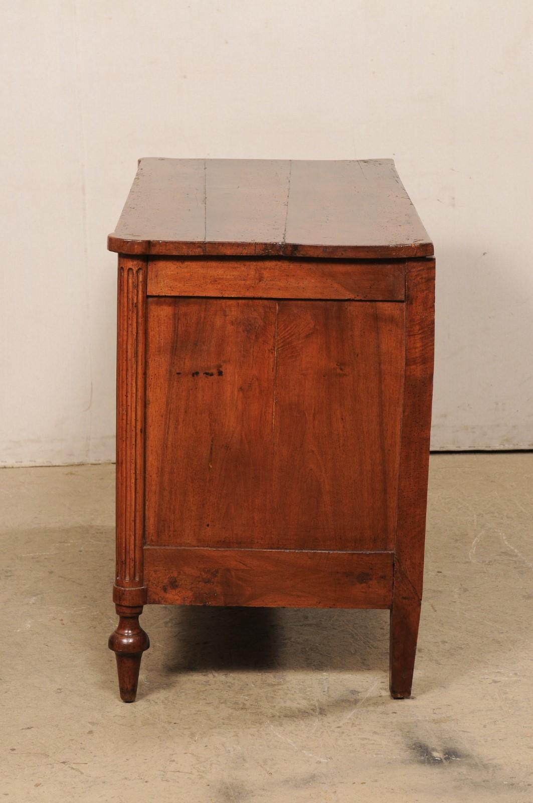 Neoclassic Period French Commode W/Hidden Butler's Secretary & Writing Desk For Sale 5