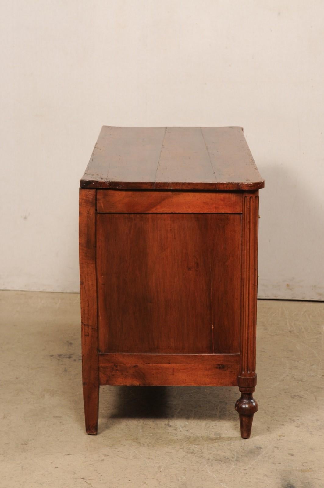 Neoclassic Period French Commode W/Hidden Butler's Secretary & Writing Desk For Sale 3