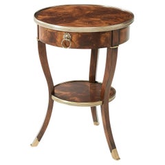 Neoclassic Round End Table