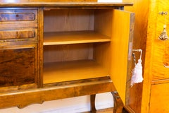 Neoclassical Birch Sideboard, Swedish Craftsmanship, Veneered, 1925