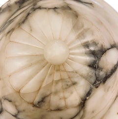 Neoclassic Style Alabaster Fixture