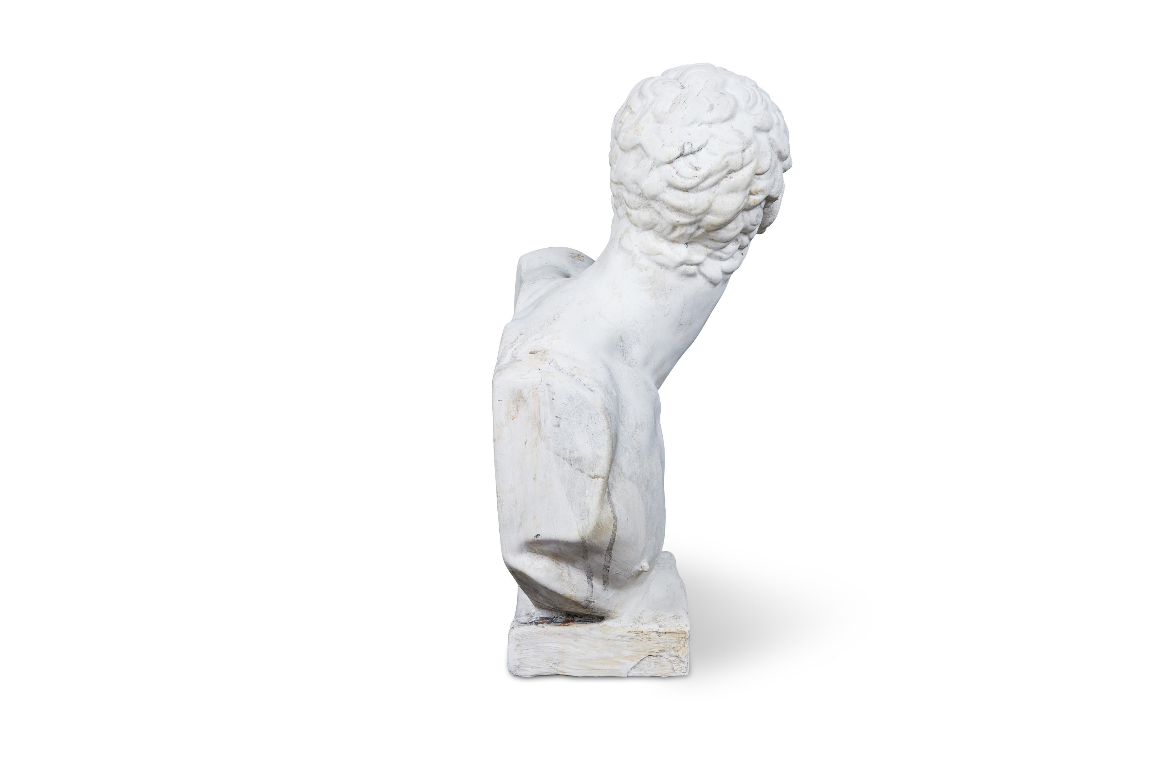 French Neoclassic Style Plaster Sculpture For Sale