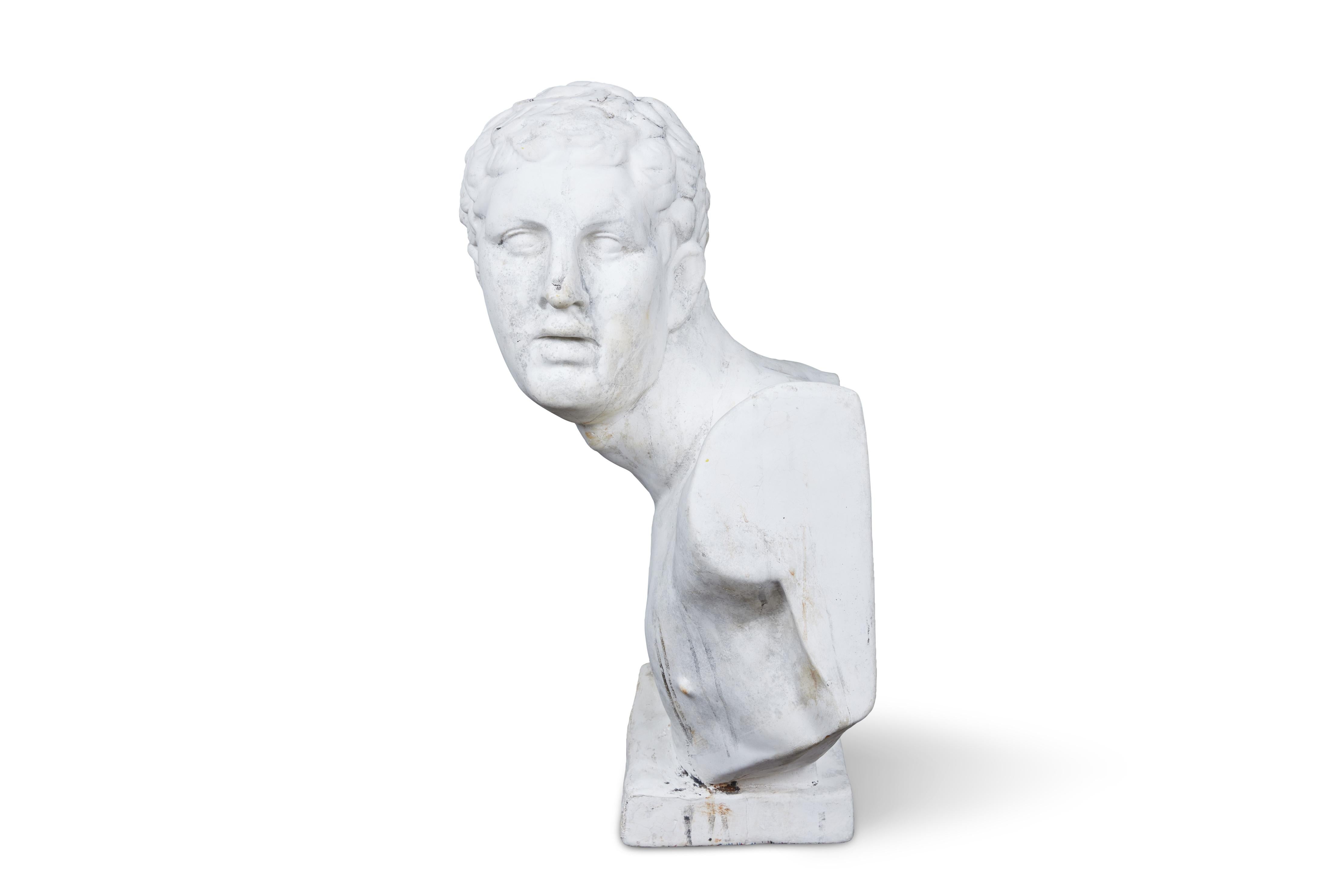Late 20th Century Neoclassic Style Plaster Sculpture For Sale