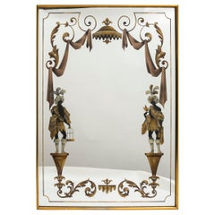 Neoclassical 1940s Mirror in the Style of Robert Pansart