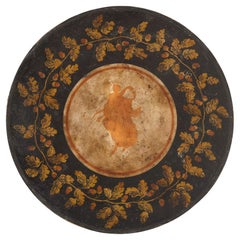 Superficie del tavolo in scagliola neoclassica dell'Ottocento italiano