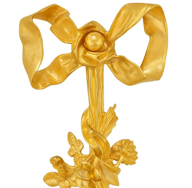 Luigi XVI Applique neoclassica a 5 luci ispirata a Feuchère in vendita