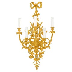 Applique néoclassique à 5 branches inspirée de Feuchère