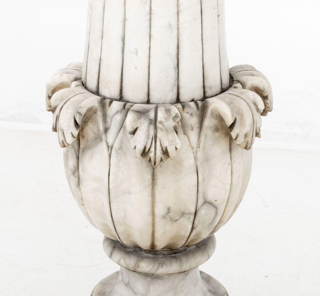 20th Century Neoclassical Alabaster Pedestal For Sale