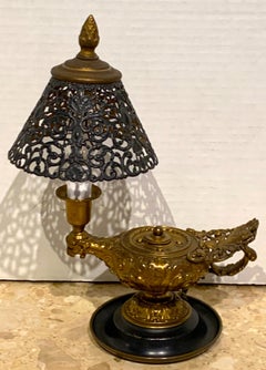 Neoclassical Aladdins Lamp and Shade