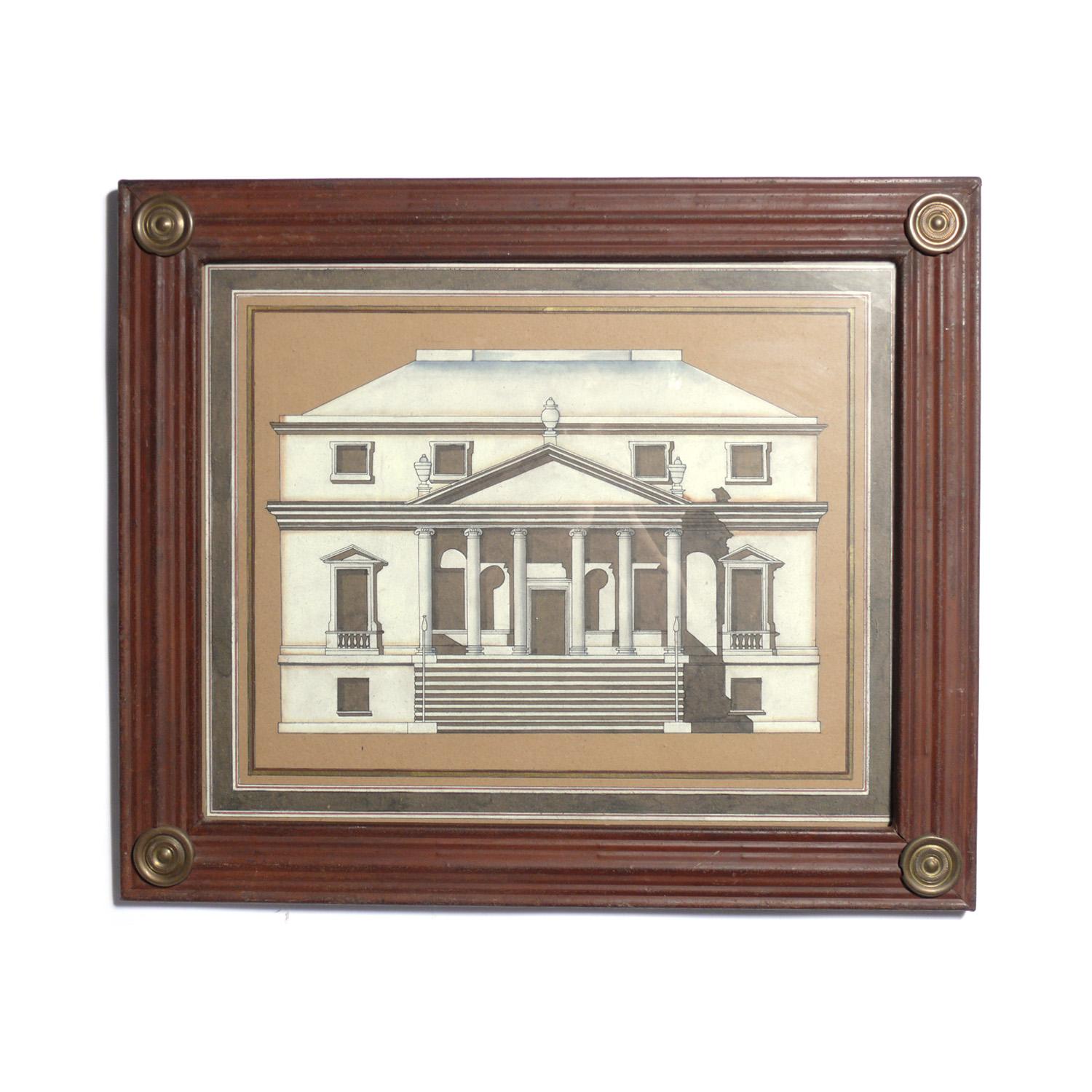 Neoclassical Architectural Drawings for John Rosselli 1