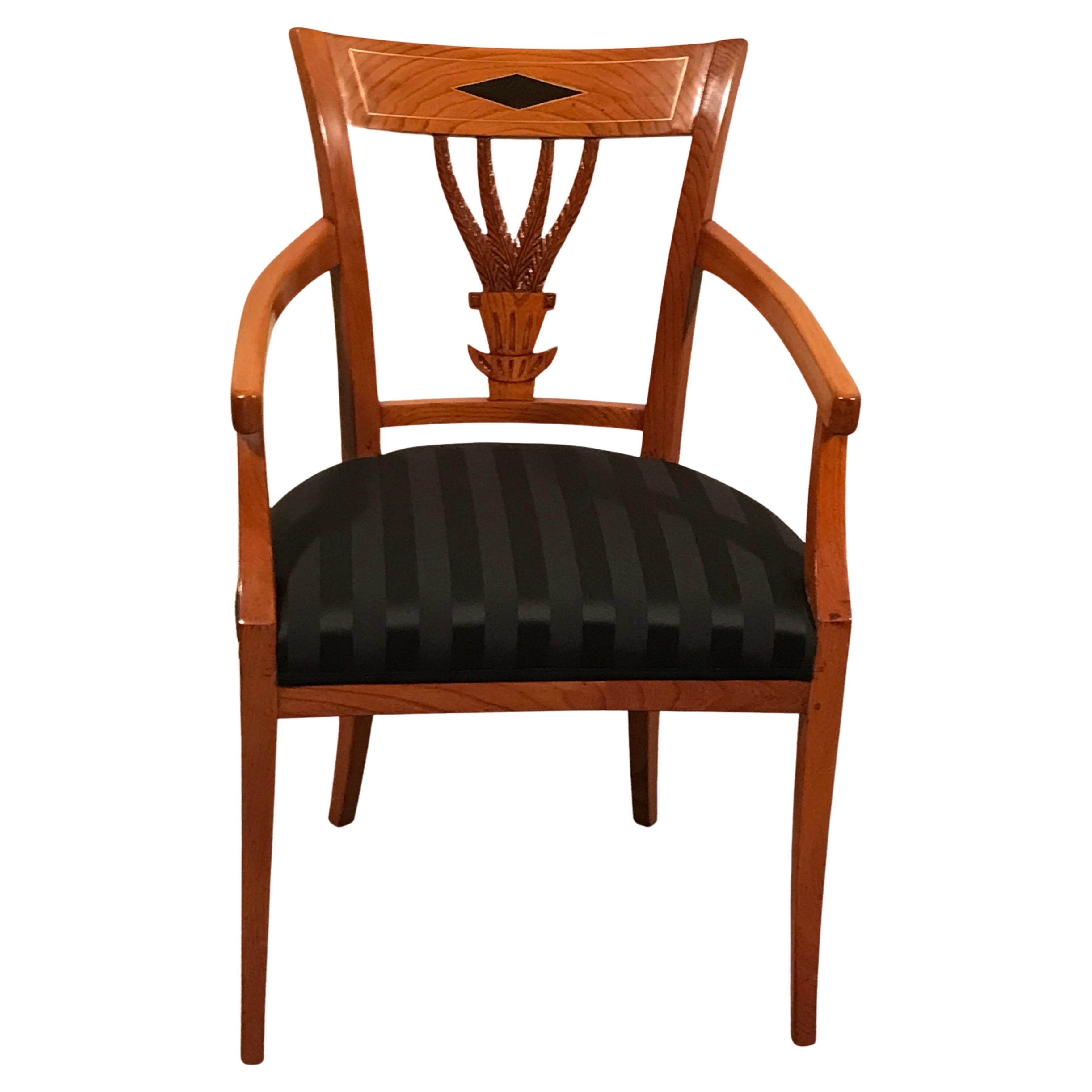 Neoklassizistischer Sessel, Deutschland 1820-30 im Angebot