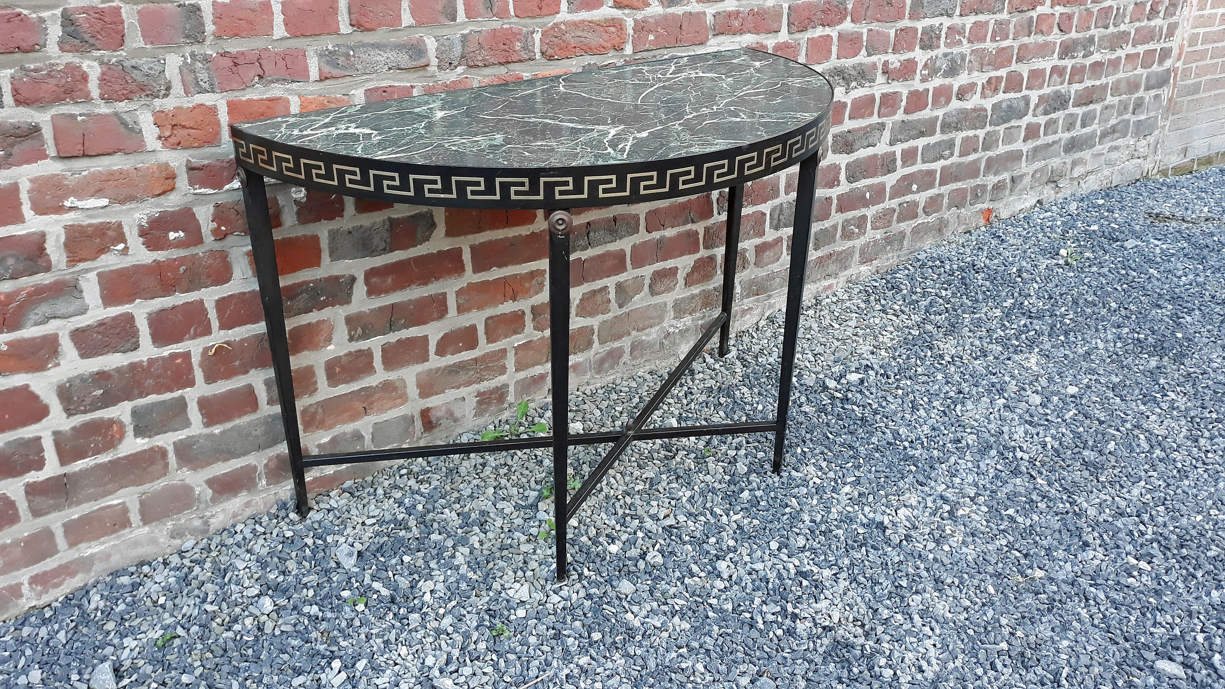 Mid-20th Century Neoclassical art deco console, circa 1950-1960 For Sale