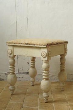 Neoclassical Artist’s Stool Attributed to H.E. Freund, Denmark, C. 1830