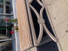 Neoclassical Backless Daybed Fully Upholstered-2