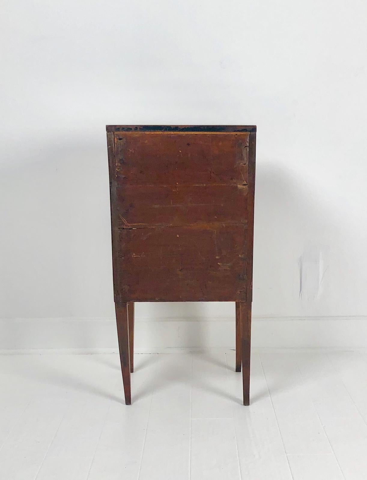 19th Century Neoclassical Bedside Cabinet, Italy, circa 1810