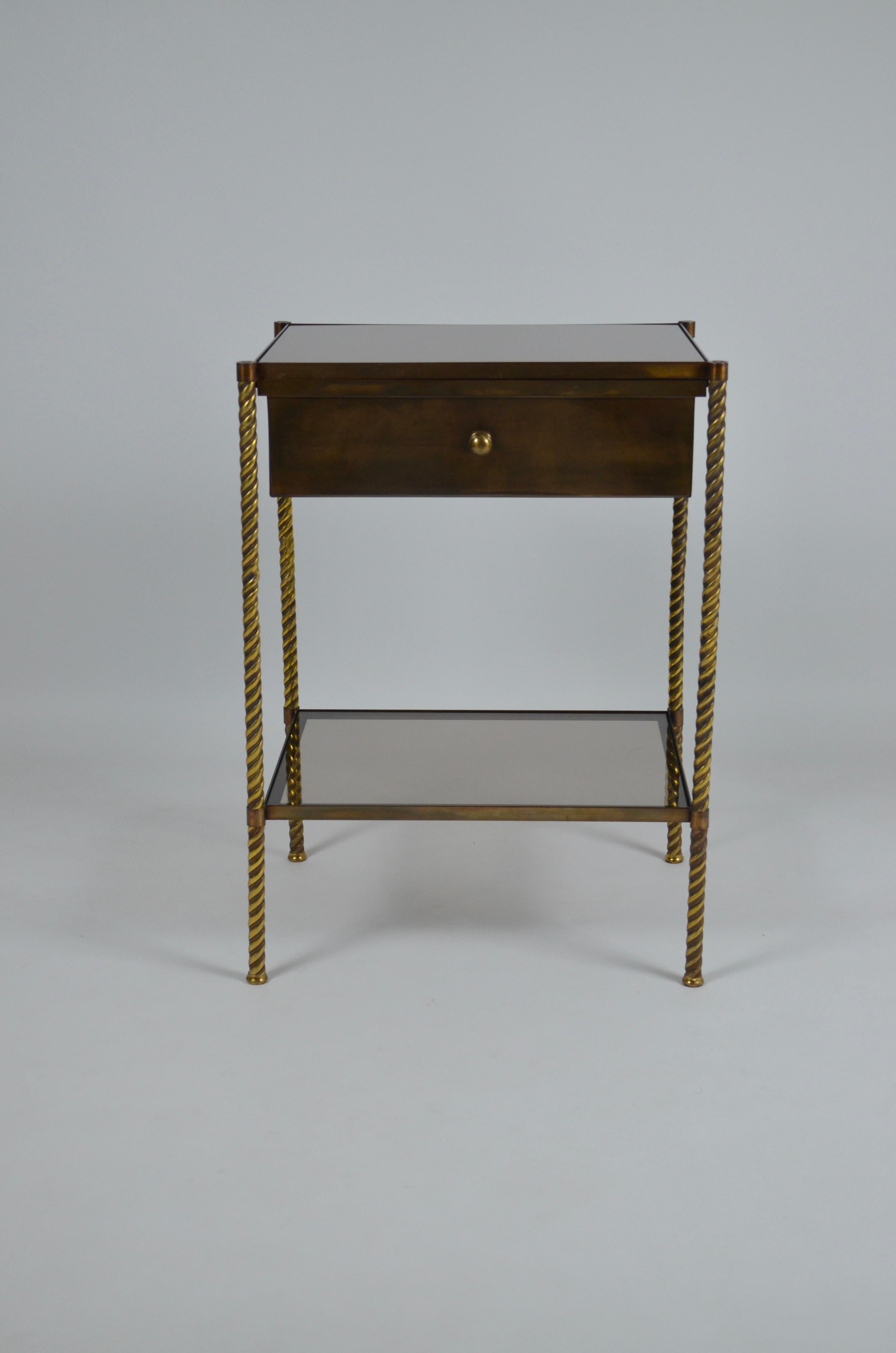 Neoclassical bedsides / end tables, France, 1950/60s  For Sale 6