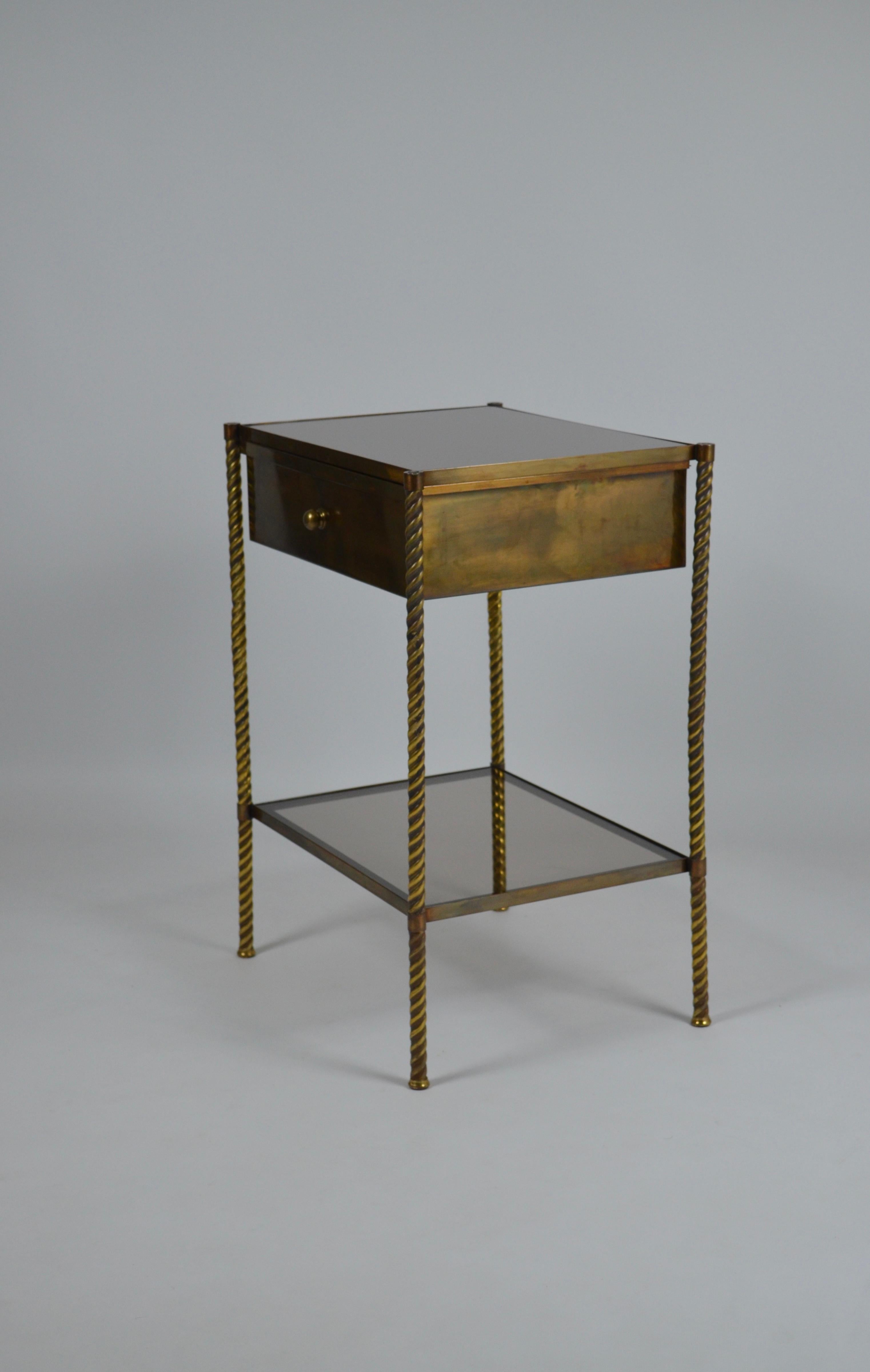 Neoclassical bedsides / end tables, France, 1950/60s  For Sale 7