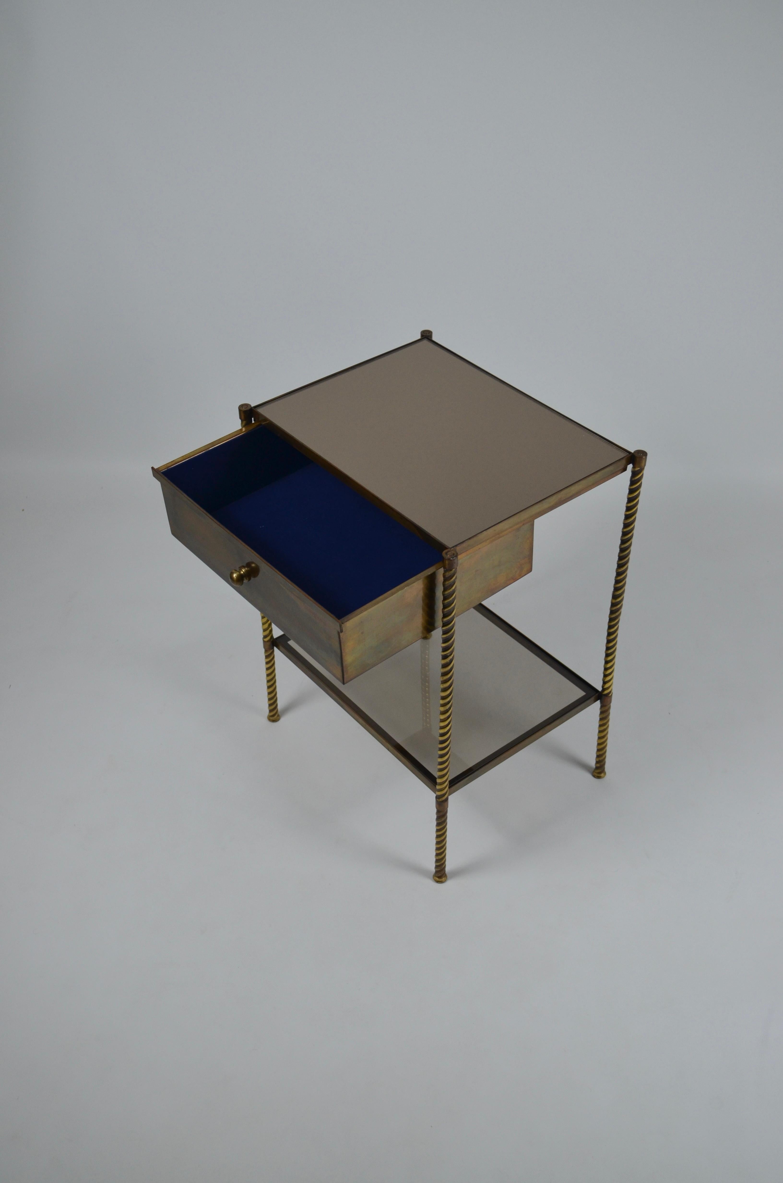 Tables de chevet/tables d'appoint néoclassiques, France, années 1950/60  en vente 10